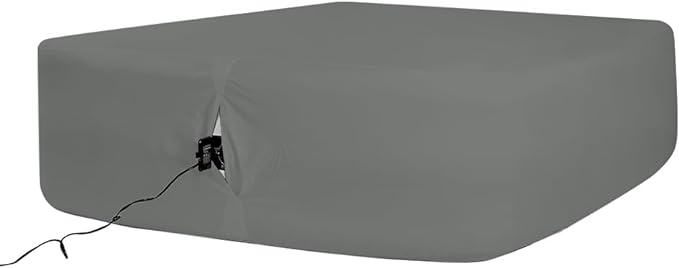 Bedecor Air Bed Sheets for Mattress Cover Removable Bed and Elastic Band Super Soft and Breathable & Deep up to 21" Dark Gray King