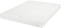 Amazon Basics Smart Box Spring Bed Base, 7-Inch Height Mattress Foundation, Tool-Free Easy Assembly, King, 79"L x 75.5"W x 7"H, White