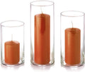 yummi Set of 36 Slim Pillars and Cylinder Vases - Sienna