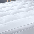 Plush Extra Thick Twin XL Mattress Topper for College Dorm, Soft & Cooling Pillow Top Bed Topper for Back Pain Relief with 300TC Cotton Cover, Overfilled Mattress Pad, Fit to 6”-22” Mattress.