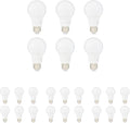 Amazon Basics LED Light Bulbs, Energy Efficient 6W, 40 Watt Equivalent, E26 Standard Base, 2700, Dimmable, 10,000 Hour, Soft White, 6 Count (Pack of 4)