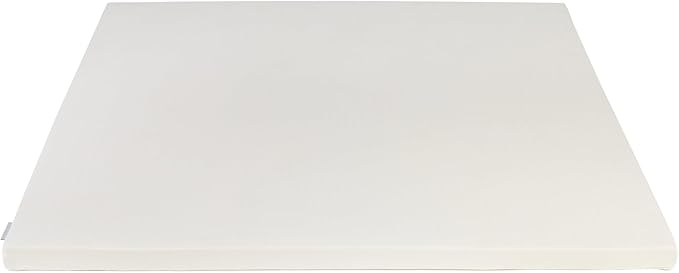 Pure Green Natural Latex Mattress Topper w/Jersey Cover - Firm - 2 Inch - Twin XL Size (GOTS Certified Organic)