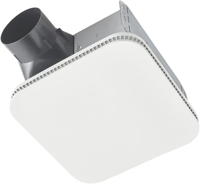 Broan-NuTone Bathroom Exhaust Fan – Easy Retrofit Without Attic Access, Ultra-Quiet 1 Sones, 110 CFM, ENERGY STAR Certified, Made in USA, Moisture & Odor Control with Easy-Clean Grille