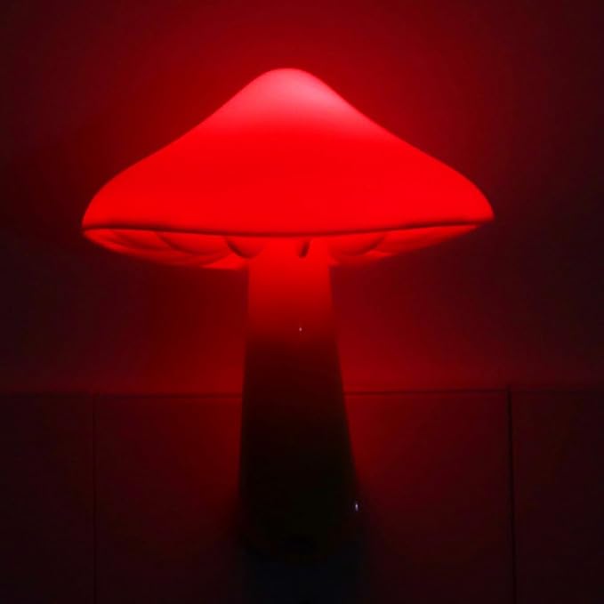 AUSAYE Sensor Led Nigh Light Plug in Nightlight for Kids Adults,Auto On/Off Night Lights Wall Lamp for Bedroom, Bathroom,Toilet,Stairs,Kitchen,Hallway Christmas Thanksgiving Gifts Red