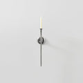 Aspar Wall Sconce, Modern Candle Holder with Elegant Hook Design, Versatile Decorative Lighting for Indoor Wall Decor and Ambiance Setting, Silver (Candle Not Included)