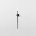 Aspar Wall Sconce, Modern Candle Holder with Elegant Hook Design, Versatile Decorative Lighting for Indoor Wall Decor and Ambiance Setting, Black (Candle Not Included)