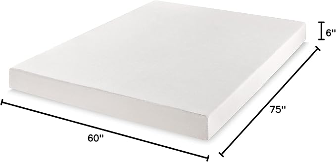 Best Price Mattress 6 Inch Queen Short Mattress For RV Camper, Green Tea Memory Foam