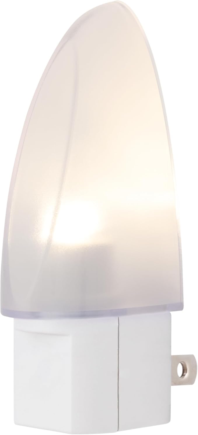 Lights by Night LED Night Light, Plug-in, Dusk to Dawn Sensor, Warm White, UL-Certified, Energy Efficient, Ideal Nightlight for Bedroom, Bathroom, Nursery, Hallway, Kitchen, 11375