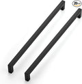 JOY DECOR 20 Pack Cabinet Handles, Black Cabinet Pulls, 12-3/5 Inch Kitchen Closet Handles Square Drawer Pulls Stainless Steel Drawer Hardware, 320mm Hole Centers