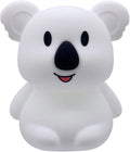 Night Light Kids with Cute Koala Design Baby Children's Room LED Bedside Lamp with Changeable RGB Colors Rechargeable Night Light Compatible with Touch Control & Remote Control - Koala