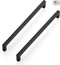 Ravinte 10 Pack 11-5/16 Inch Square Cabinet Handles - Matte Black Pulls for Kitchen Drawers and Cabinets - Hardware Handles