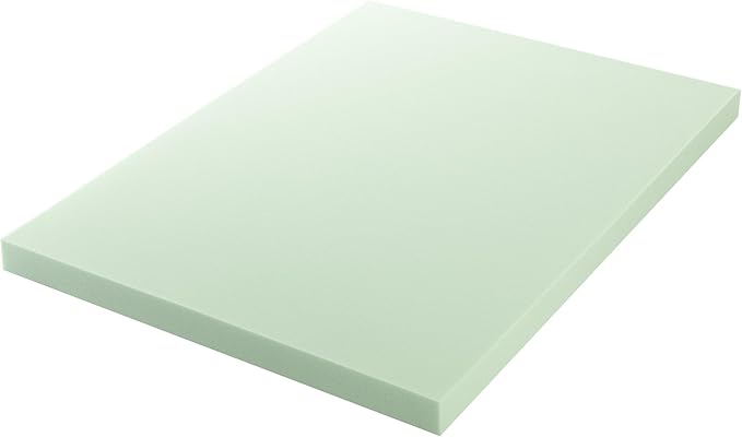 ZINUS 4 Inch Green Tea Memory Foam Mattress Topper, Smaller, More Convenient WonderBox Packaging, Pressure-Relieving Layers, CertiPUR-US Certified, Twin