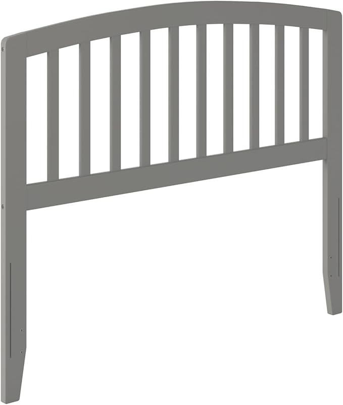 AFI Richmond Full Size Headboard with Attachable Charger in Grey