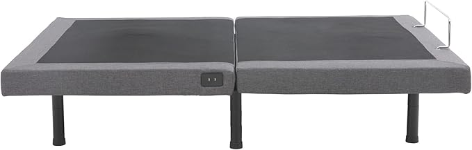 Full Premier Adjustable Base with Massage, Wireless Remote, USB Port-Ergonomic Head and Foot Incline