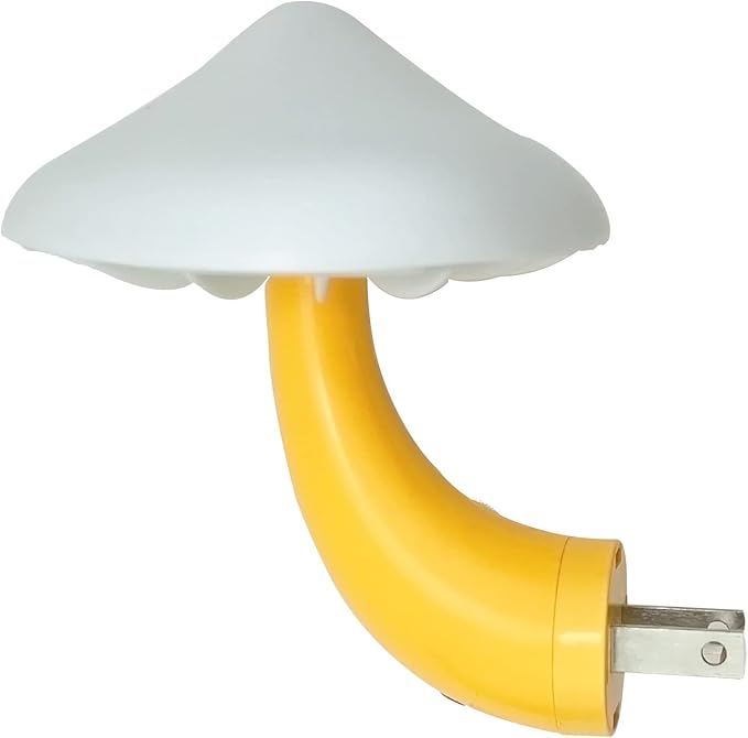 iBetterLife Sensor LED Mushroom Night Light Plug-in Wall Dream Bed Room Nightlight for Adults Kids Cute Mushroom Lamp Cottagecore Decor for Bedroom, Bathroom, Stairs, Hallway Corridor, Warm White