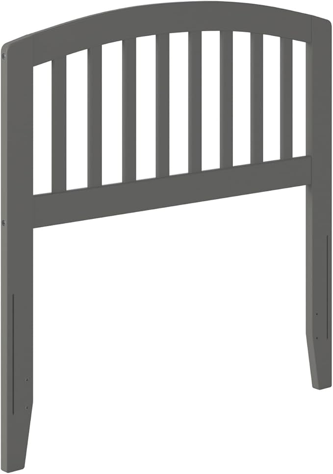 AFI Richmond Twin Size Headboard with Attachable Charger in Grey