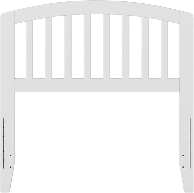 AFI Richmond Twin Size Headboard with Attachable Charger in White