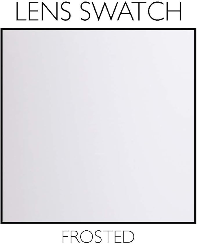 Design House 501338 Two-Light Square Frosted White Glass Semi-Flush Ceiling Mounted Light 11-inch, White
