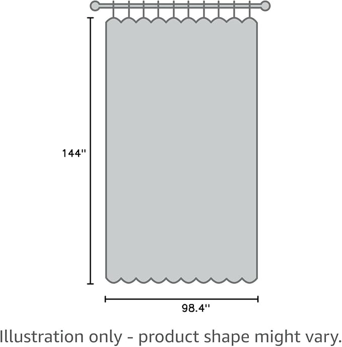 NICETOWN Privacy Room Divider Curtain Screen Partitions, Closet Door Curtain Vertical Blind for Sling Door, Blackout Window Privacy Blinds for Patio (Natural, Single Panel, 12ft Tall x 8.3ft Wide)