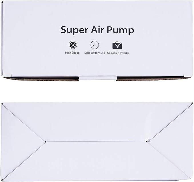 Air Mattress Pump, Rechargeable 6000mAh Portable Air Pump, Quick-Fill Electric Air Inflator Deflator for Outdoor Camping Inflatable Bed Pool Boat Float Raft Swimming Rings Vacuum Bag