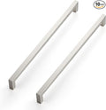 Ravinte 10 Pack 12-3/5 Inch Kitchen Square Cabinet Handles Satin Nickel Pulls Brushed Nickel Kitchen Cabinet Hardware Handles for Cupboard Drawer Pulls