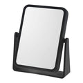 Danielle Creations 6.75-Inch Magnifying Vanity Makeup Mirror Rectangular Soft Touch Finish with 7X Magnification and 360 Swivel, Black