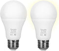 Vgogfly Sensor Lights Bulb Dusk to Dawn LED Light Bulbs Smart Lighting Lamp 7W E26/E27 Automatic On/Off, Indoor/Outdoor Yard Porch Patio Garage Garden (Warm White, 2 Pack)