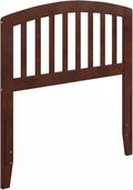 AFI Richmond Twin Size Headboard with Attachable Charger in Walnut