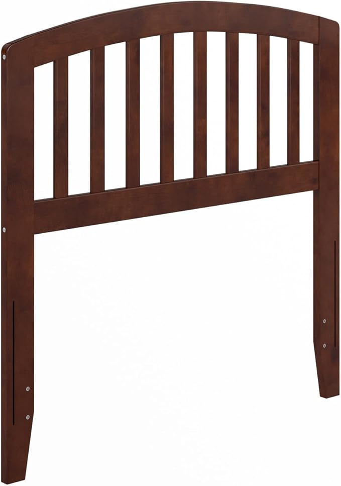 AFI Richmond Twin Size Headboard with Attachable Charger in Walnut