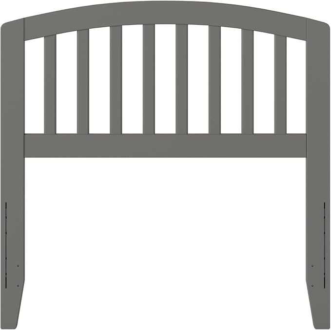 AFI Richmond Twin Size Headboard with Attachable Charger in Grey