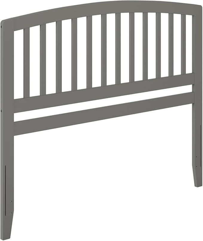 AFI Richmond Queen Size Headboard with Attachable Charger in Grey