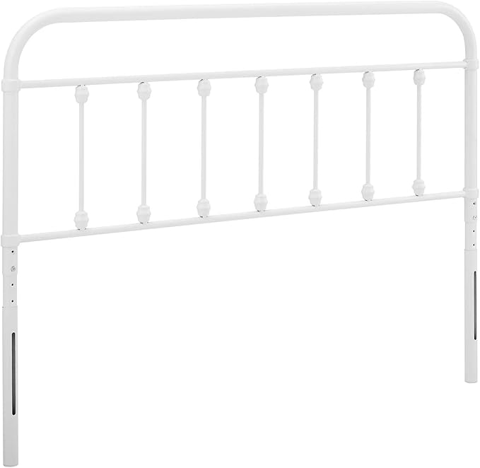 Modway MOD-6152-WHI Sage Twin Metal Headboard, White