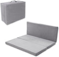 SINWEEK 4" Full Memory Foam Folding Mattress with Storage Bag - Foldable Trifold Floor Bed Topper, CertiPUR-US Certified Guest Sleeping Pad, Machine Washable Cover