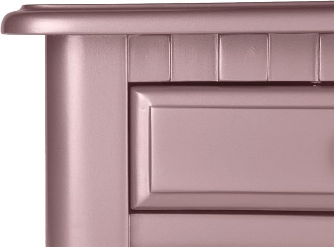 BOBKONA PDEX- Croix Collection Vanity Set With Stool, Rose Gold
