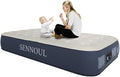 Air Mattress Twin with Built in Pump - 2 Mins Quick Self Inflatable,13"/550lbs Max Blow Up Bed, All Night Stability No Lost Air，No Peculiar Smell for Camping,Home,Guests & Portable Travel