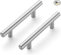 JOY DECOR 30 Pack 5 Inch Cabinet Pulls Kitchen Cabinet Handles with 3 Inch Hole Center Brushed Nickel Cabinet Hardware Stainless Steel Kitchen Drawer Pulls for Cabinets Cupboard, 76mm Hole Centers