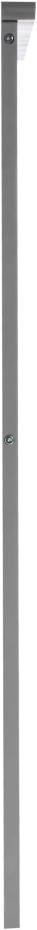 AFI, Mission Queen Solid Wood Headboard with Attachable Charger, Grey
