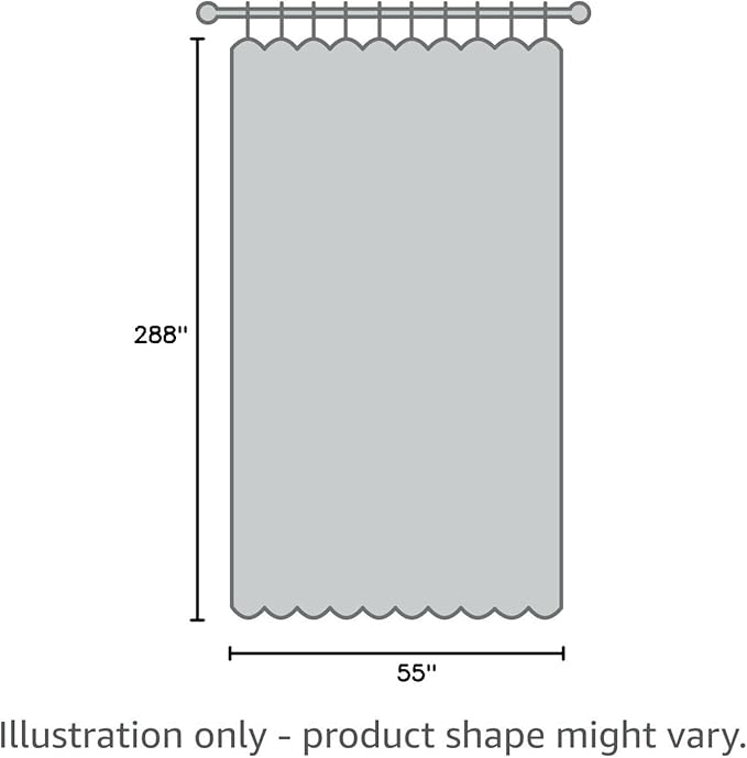 LinenZone White Window Scarf Valance in 288 Inch Size. Use Window Scarves as Canopy Bed or Backdrop Curtains, Curtain Scarf, or Sheer Fabric for Draping. (Amazing 55 x 288, White)