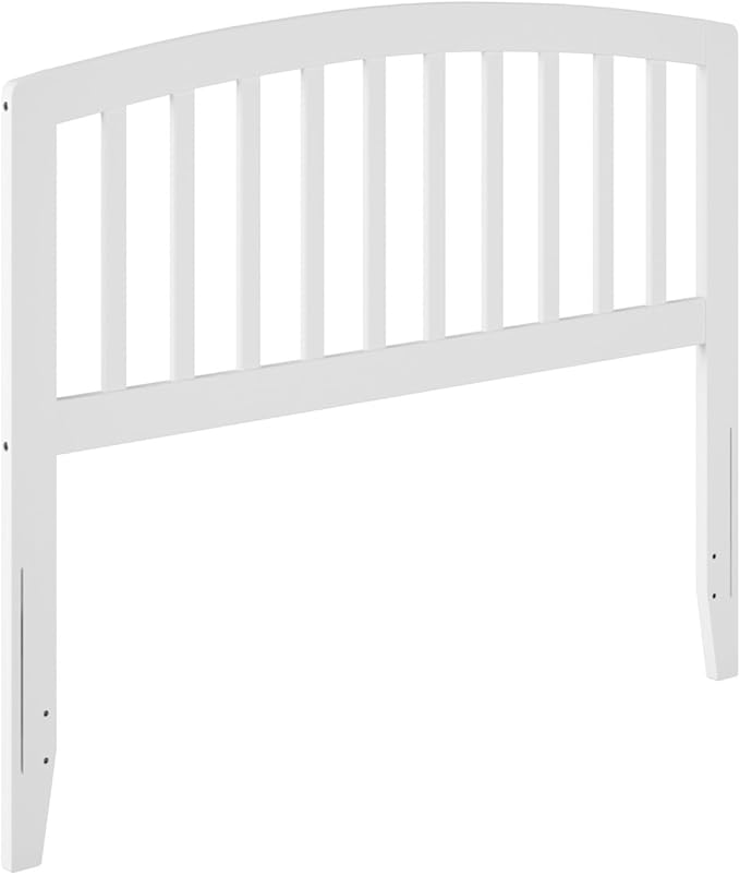 AFI Richmond Full Size Headboard with Attachable Charger in White