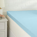 Amazon Basics King Mattress Topper, Cooling Gel-Infused, CertiPUR-US Certified, 3 Inches, Blue
