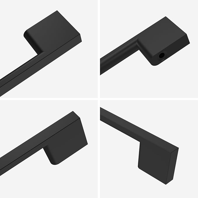 10 Pack Matte Black Cabinet Pulls 3 Inch Cabinets Handles Kitchen Hardware for Cabinets Black Dresser Pulls