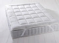 Royal Hotel Bedding Mattress Topper, California King, 2 Inches Hypoallergenic Overfilled Down Alternative Anchor Bands Mattress Topper