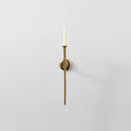 Aspar Wall Sconce, Modern Candle Holder with Elegant Hook Design, Versatile Decorative Lighting for Indoor Wall Decor and Ambiance Setting, Gold (Candle Not Included)