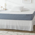 Amazon Basics Gel Memory Foam Mattress, Firm, Cooling, King Size Mattress, CertiPUR-US® Certified Foam, 80 x 76 x 10 inches, White/Gray