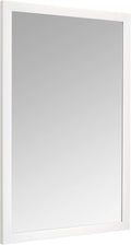 Amazon Basics Rectangular Wall Mount Mirror 24" x 36", Standard Trim, White