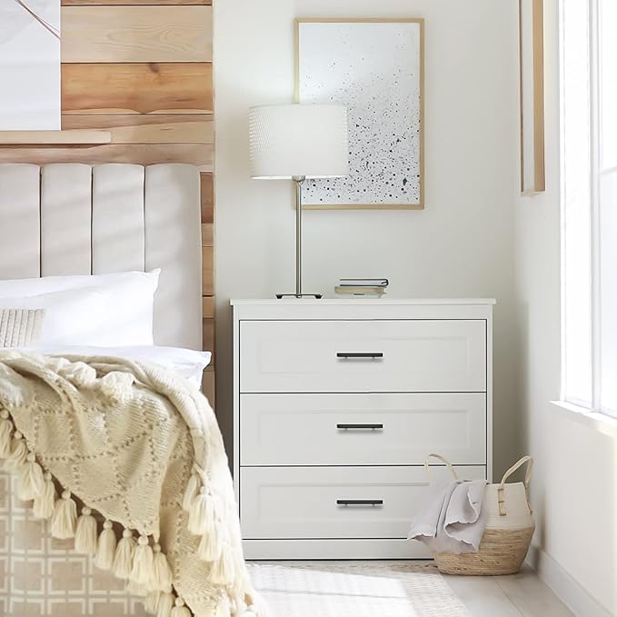 Ravinte Black Cabinet Handles 20 Pack 4 inch Matte Black Square Cabinet Pulls Kitchen Hardware 6-3/8 Inch Overall Length Kitchen Drawer Pulls