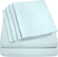 Twin Size Bed Sheets - 4 Piece 1500 Supreme Collection Fine Brushed Microfiber Deep Pocket Twin Sheet Set Bedding - 1 EXTRA PILLOW CASES, GREAT VALUE, Twin, Aqua
