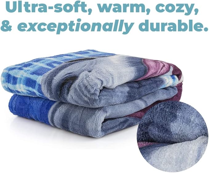 Dawhud Direct White Shark Fleece Blanket - 50x60-Inch Soft Plush Throw for Kids and Adults - Cozy Shark Blanket for Bed, Couch, or Outdoor Use - Ideal for Sharks Lovers and Bedroom Decoration