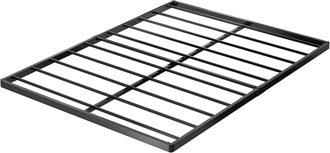 Box Spring for Queen Bed Bed Base 2 Inch, Low Profile Metal Queen Box Spring Bunkie Board 2 Inch, 3000 Lbs Max Weight Capacity Mattress Foundation, Noise-Free, Easy Assembly
