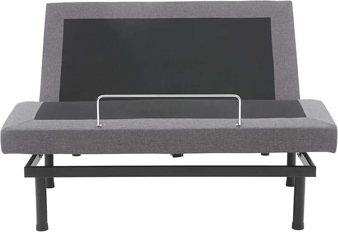 Full Premier Adjustable Base with Massage, Wireless Remote, USB Port-Ergonomic Head and Foot Incline